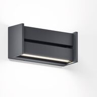 IP44 Slat Wandlamp - Antraciet