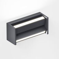 IP44 Slat Wandlamp - Antraciet