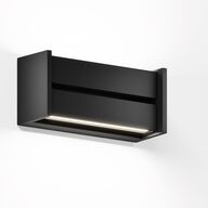 IP44 Slat Wandlamp - Zwart