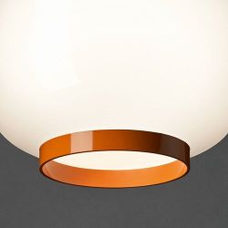 Foscarini Chouchin 1 Reverse Hanglamp - Wit - Oranje