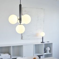 Nuura Miira 4 Hanglamp - Grijs - Transparant