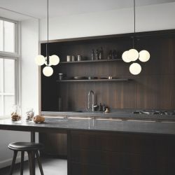 Nuura Miira 4 Hanglamp - Grijs - Transparant