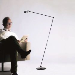 Absolut Lighting Basica Task Vloerlamp - Zilver