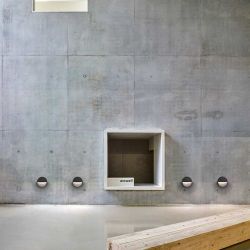 Flos Giano 100 Inbouwhuis beton - Zwart