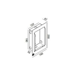 Wever Ducre Recessed Housing Plasterkit Oris 2.0