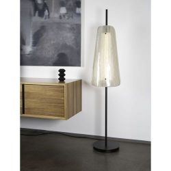 Pulpo Bent One Vloerlamp - Grijs - Champagne