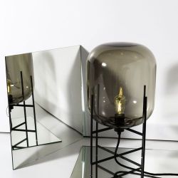 Pulpo Oda Medium Vloerlamp - Grijs - Zwart