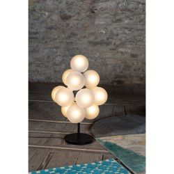 Pulpo Stellar Grape Small Vloerlamp - Transparant - Zwart