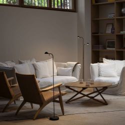 Vibia Pin Vloerlamp 1660 - Zwart