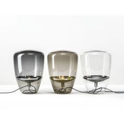 Brokis Balloon Small Tafellamp - Zwart verchroomd - Transparant
