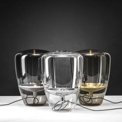 Brokis Balloon Medium Vloerlamp - Zwart - Rookgrijs