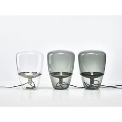 Brokis Balloon Medium Vloerlamp - Zwart verchroomd - Transparant