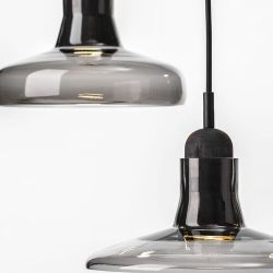 Brokis Shadows PC894 Hanglamp Zwart - Rookgrijs