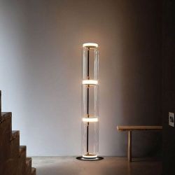 Flos Noctambule Vloerlamp - 3 High Cylinders - Bowl