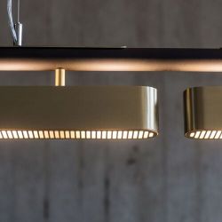 Bert Frank Colt Triple Hanglamp - Messing