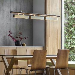 Bert Frank Colt Triple Hanglamp - Messing