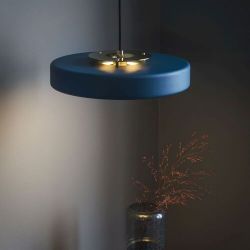 Bert Frank Revolve Hanglamp - Messing - Blauw 