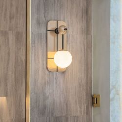 Bert Frank Rift Wandlamp - Messing