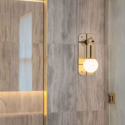 Bert Frank Rift Wandlamp - Messing