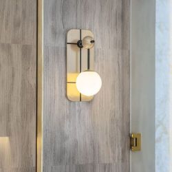 Bert Frank Rift Wandlamp - Messing