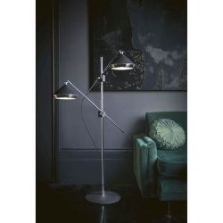 Bert Frank Shear Vloerlamp - Messing - Wit 