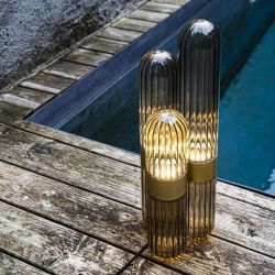 Pulpo Cactus Big Tafellamp - Transparant - Zwart