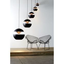 DCW Editions Here Comes the Sun 175 Hanglamp - Zwart - Koper