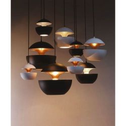 DCW Editions Here Comes the Sun 250 Hanglamp - Zwart - Wit