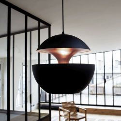 DCW Editions Here Comes the Sun 175 Hanglamp - Zwart - Koper