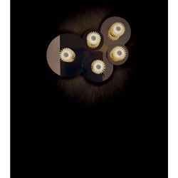 DCW Editions In the Sun Wandlamp 270 - Goud - Zilver