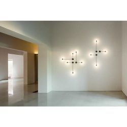 Vibia Pin Wandlamp 1685 - Zwart