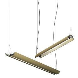 Belux Updown Hanglamp - Goud - 126 cm