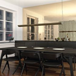 Belux Updown Hanglamp - Olijfgroen - 156 cm