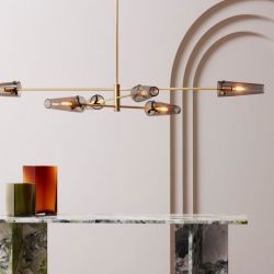 CTO Lighting Axis Six Hanglamp - Messing