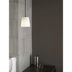 New Works Material Hanglamp - Wit marmer