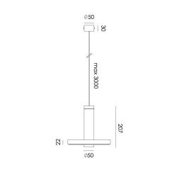 Tonone Beads Pendant Box 50 Hanglamp - Zwart