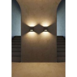 Modular Trapz LED Wandlamp - Zwart - Zwart