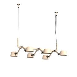 Tonone Bolt 6-pack Pendant Hanglamp - Creme Wit
