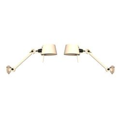 Tonone Bolt Bed Sidefit Install Wandlamp Set van 2 - Creme Wit