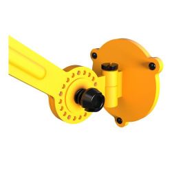 Tonone Bolt Bed Underfit met stekker Wandlamp Set van 2 - Geel