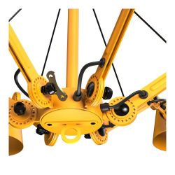 Tonone Bolt Chandeliers 6 arm Kroonluchter - Geel