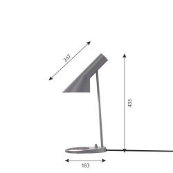 Louis Poulsen AJ Mini Table Tafellamp - Donkergrijs