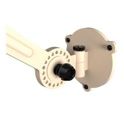 Tonone Bolt Bed Underfit Install Wandlamp Set van 2 - Creme Wit