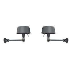Tonone Bolt Bed Underfit Install Wandlamp Set van 2 - Donkergrijs