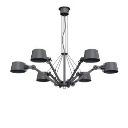 Tonone Bolt Chandeliers 6 arm Kroonluchter - Donkergrijs