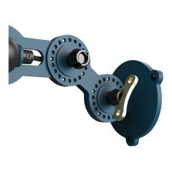 Tonone Bolt Wall Sidefit Mini met stekker Wandlamp - Blauw