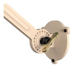 Tonone Bolt Wall Sidefit Small met stekker Wandlamp - Creme Wit