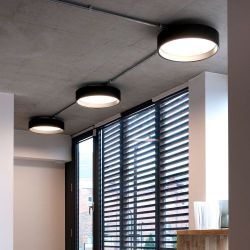 Louis Poulsen Circle Surface 260 Plafondlamp - 3000K Opaal Dali - Zwart