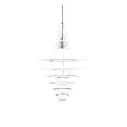 Louis Poulsen Enigma 825 Hanglamp - Wit/aluminium
