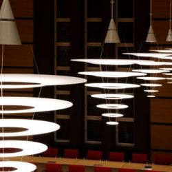 Louis Poulsen Enigma 825 Hanglamp - Wit/aluminium